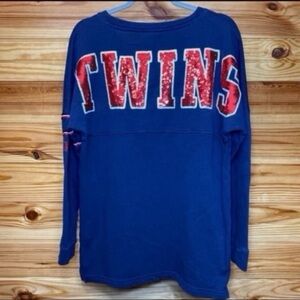 Victoria’s Secret PINK x mlb x 5th & ocean Minnesota twins bling spirit jersey